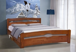 Кровать "Каролина" 1200 с ящиками (4 шт) — купить по недорогой цене в Украине: Днепр | «Мир Мебели»