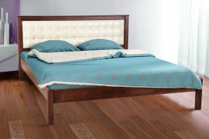 Кровать "Карина Мягкая" 140 — купить по недорогой цене в Украине: Днепр | «Мир Мебели»