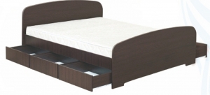 кровать Модерн К-160С 6Я, модульные системы, мебель для спальни, спальня, мебель для гостиницы, детская, абсолют