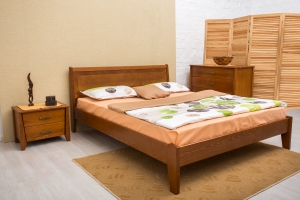 Кровать "Сити" 180 без изножья (интарсия) — купить по недорогой цене в Украине: Днепр | «Мир Мебели»