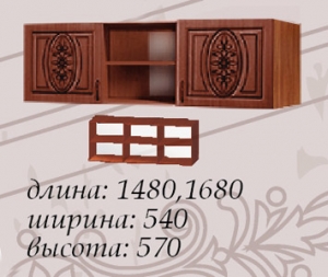 Полка навесная "Василиса" 1400 (антресоль) — купить по недорогой цене в Украине: Днепр | «Мир Мебели»