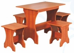 кухонный стол с табуретами,  кухонная мебель, абсолют, обеденные столы, обеденные группы