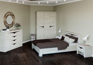 Модульная система "Либерти" (спальня 1) — купить по недорогой цене в Украине: Днепр | «Мир Мебели»