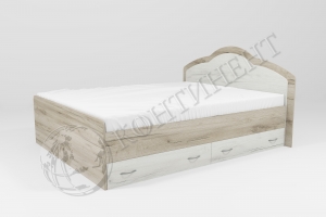 Кровать "Диана" с 2-мя ящиками 1400 — купить по недорогой цене в Украине: Днепр | «Мир Мебели»