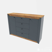Chest of Drawers "Nordic" 1400