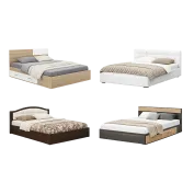 Beds made of chipboard and MDF