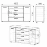 Chest of drawers 1-3-2 (P)