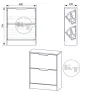 TO-22 shoe cabinet