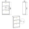 TO-3B shoe cabinet