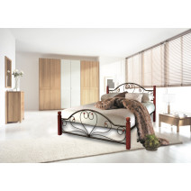 Bed "Dzhokonda" (with wooden legs)