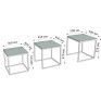 Coffee Table "Kubo" (3-in-1)