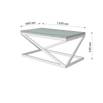 Coffee Table "Long Bent"
