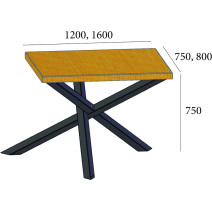 Dining Table "Iron"
