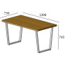 Dining Table "Bingo Light"