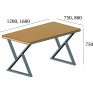Dining Table "Spay" 1150