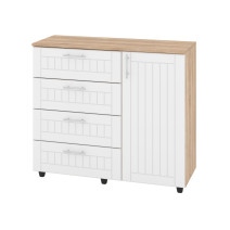 Chest of Drawers K-4+1 (MDF)