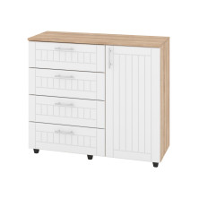 Chest of Drawers K-4+1 (MDF)